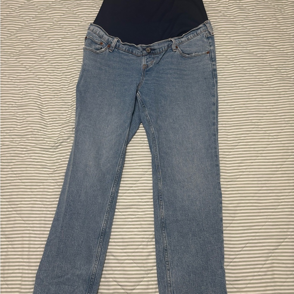 Abercrombie Maternity Ankle Straight Jean